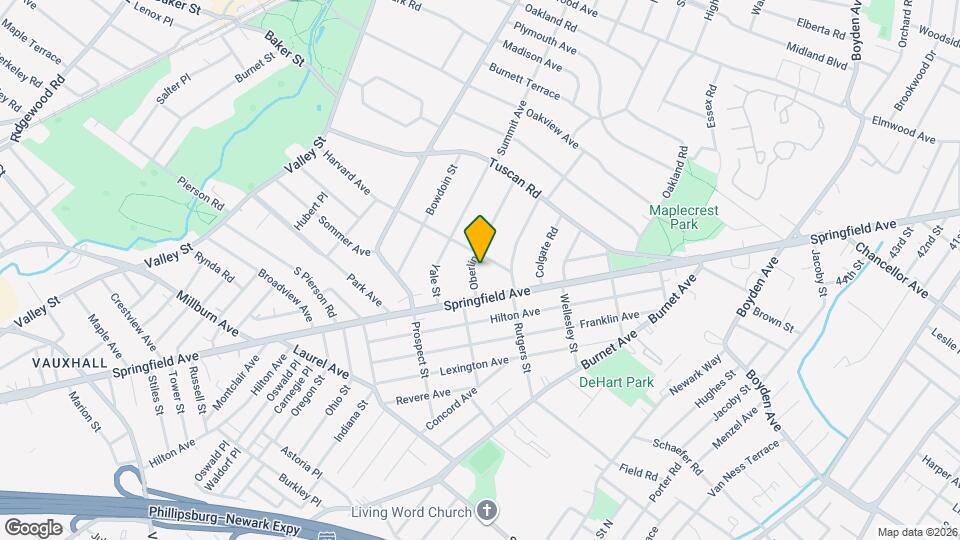 44 Oberlin St, Unit 3rd Floor Mapa y Detalles de la Ubicación