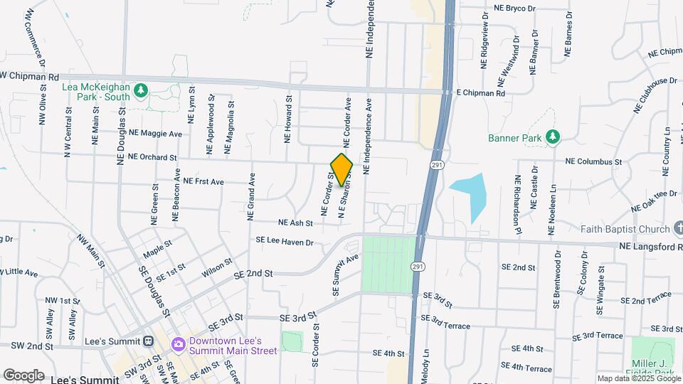 320 N East Sharon St Map and Location Details