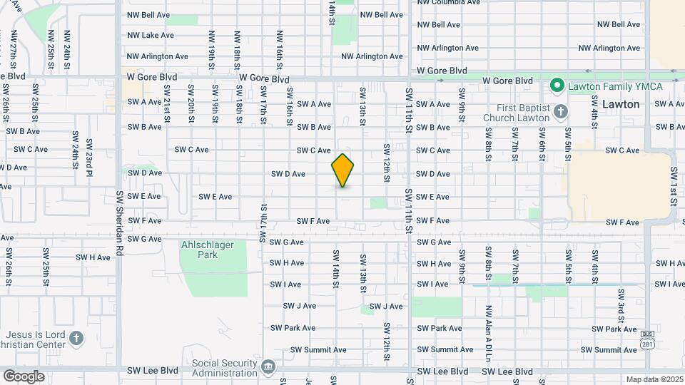 1313 SW E Ave Map and Location Details