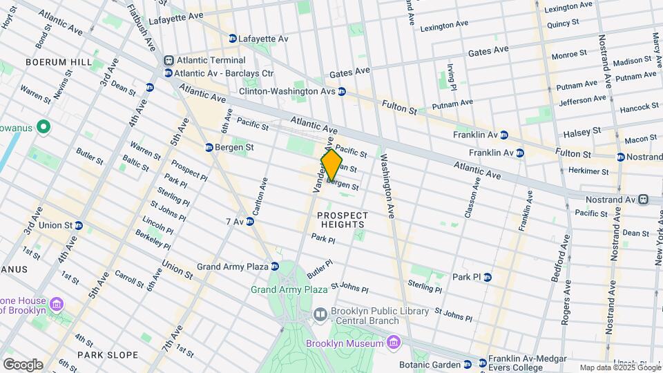 660 Bergen St Mapa y Detalles de la Ubicación