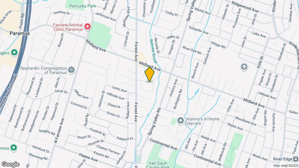 Brightview Paramus Map and Location Details