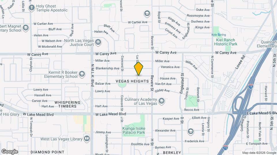 893 W Bartlett Ave Map and Location Details