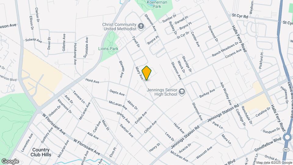 2429 Mary Ave Map and Location Details