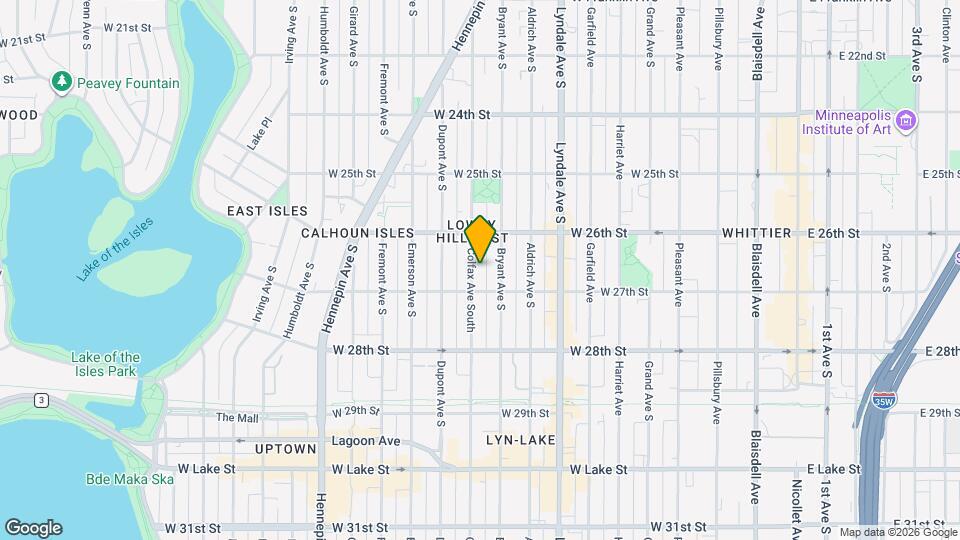 2639 Colfax Ave S, Unit 103 Mapa y Detalles de la Ubicación