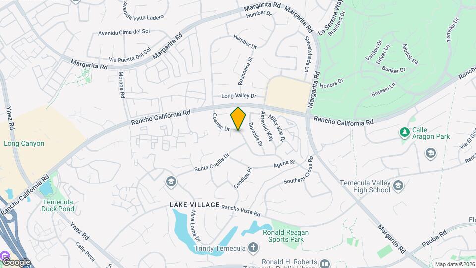 42201 Cosmic Dr Map and Location Details