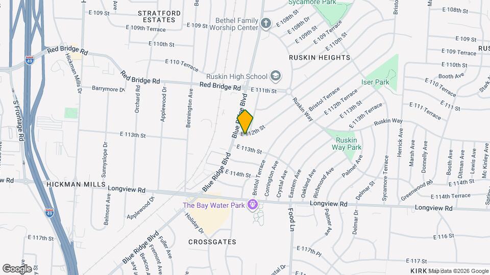 6905 E 112th St Map and Location Details