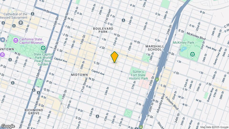 1114 24th St Map and Location Details