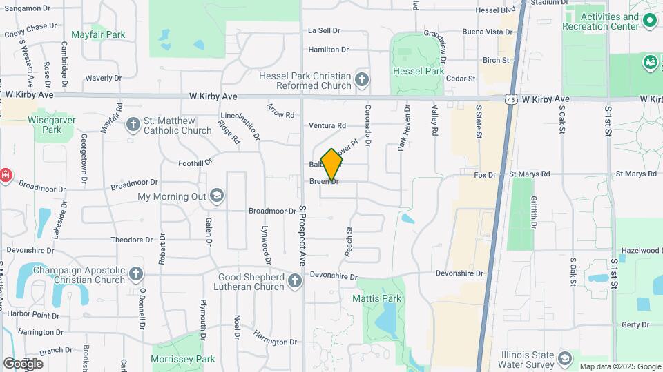 803 Breen Dr Map and Location Details