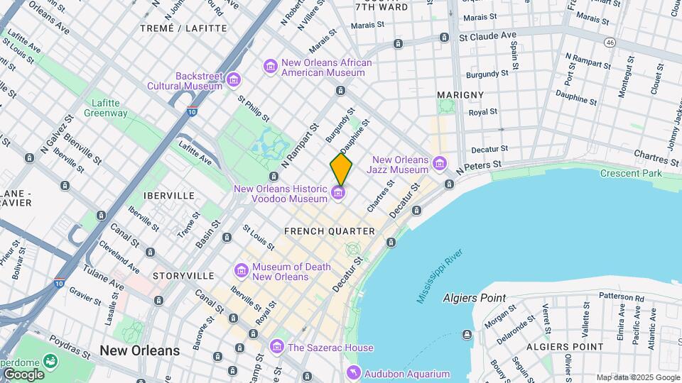 918-920 Bourbon St Map and Location Details