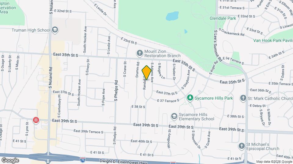 3605 Randall Dr Map and Location Details