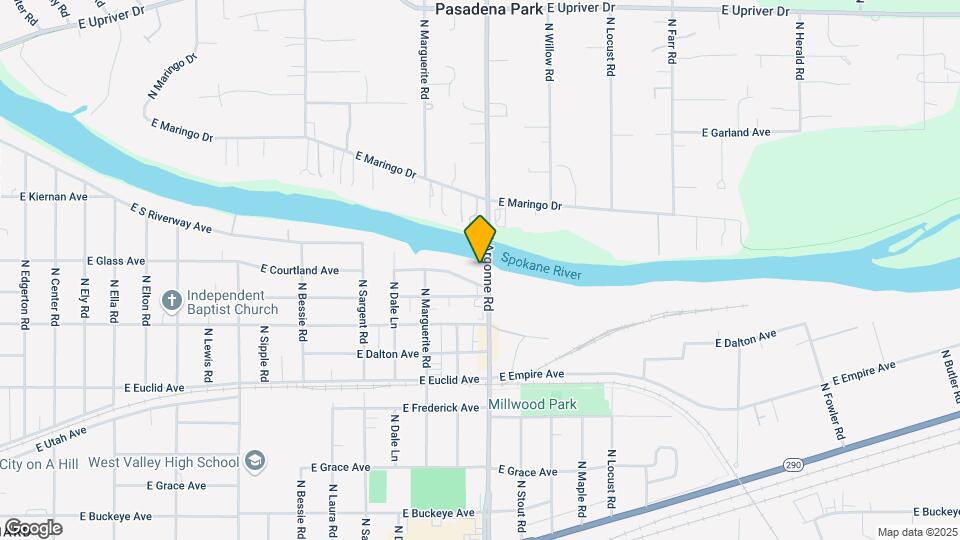 9011 E South Riverway Ave Map and Location Details