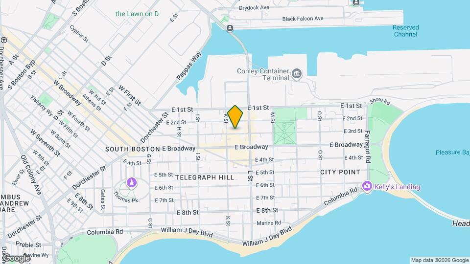 580 E 3rd St Map and Location Details