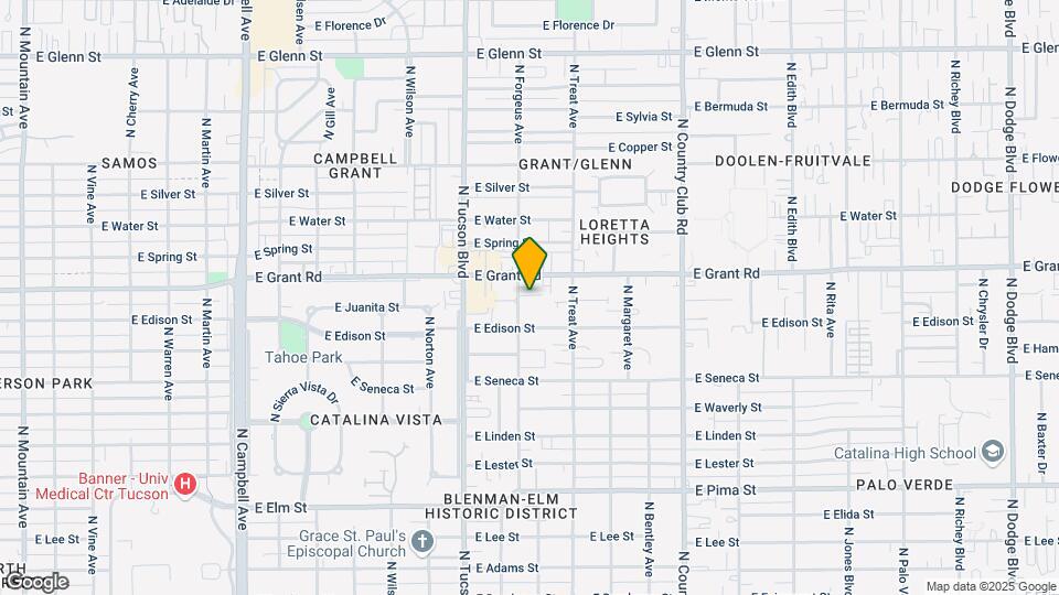 2304 N Forgeus Ave Mapa y Detalles de la Ubicación
