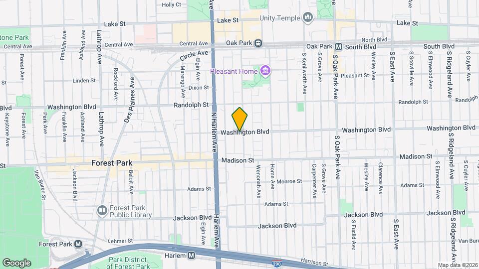 1107 Washington Blvd Mapa y Detalles de la Ubicación