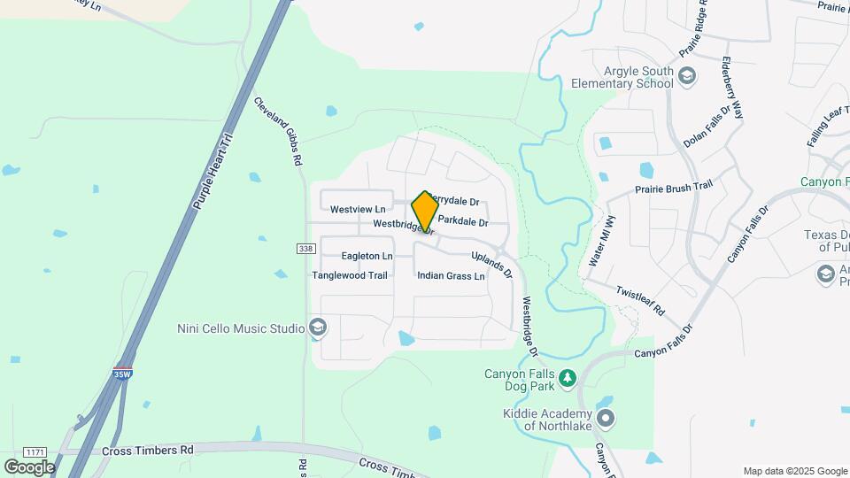 1208 Uplands Dr Map and Location Details