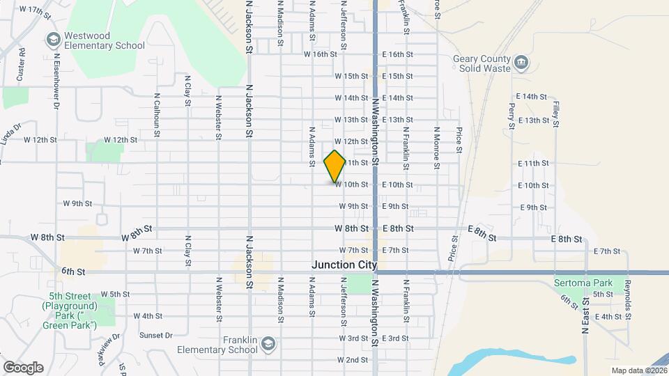 213 W 10th St Map and Location Details