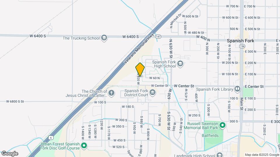 72 N 920 W Map and Location Details