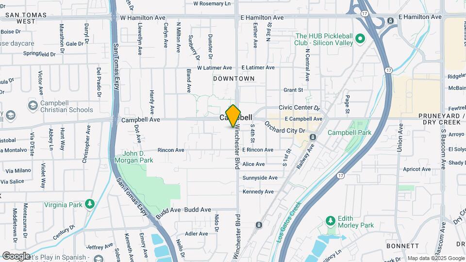 2055 S Winchester Blvd Map and Location Details