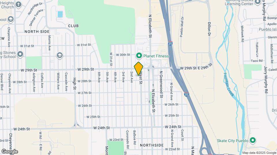 2803 West St Map and Location Details