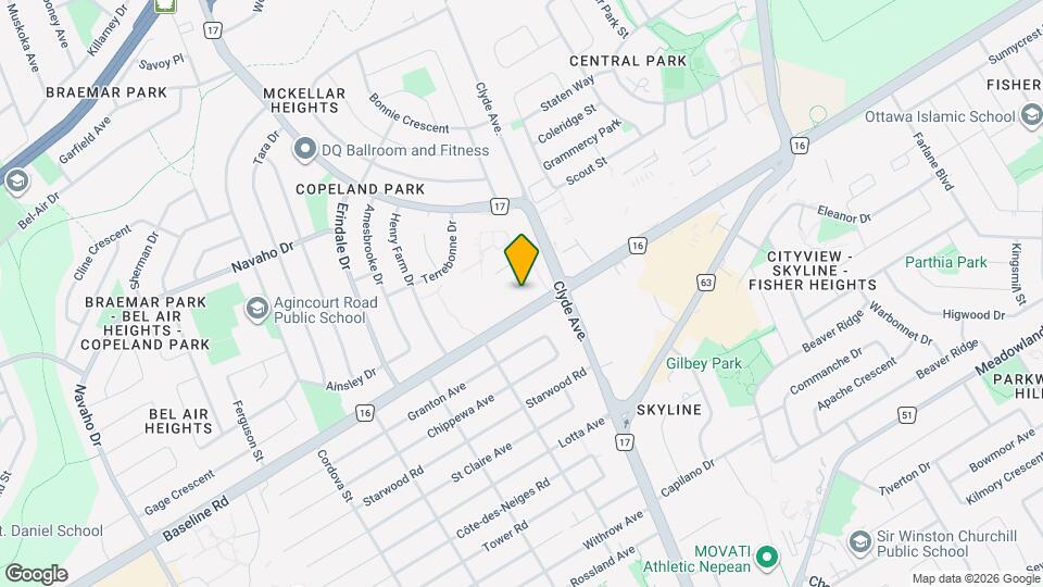 1465 Baseline Rd Map and Location Details