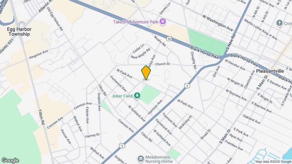 722 W Park Ave Map and Location Details