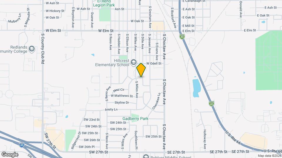 1802 S Dille Ave Map and Location Details