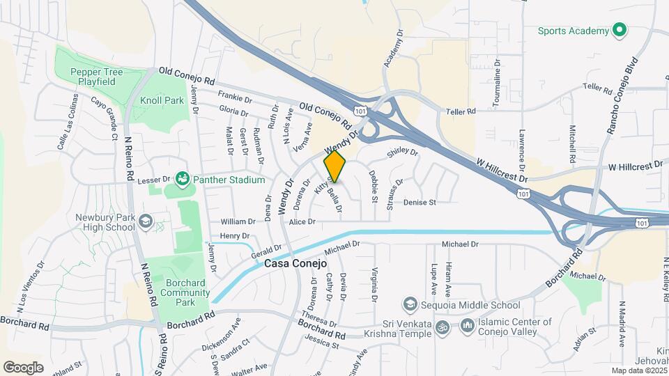 624 Bella Dr Mapa y Detalles de la Ubicación