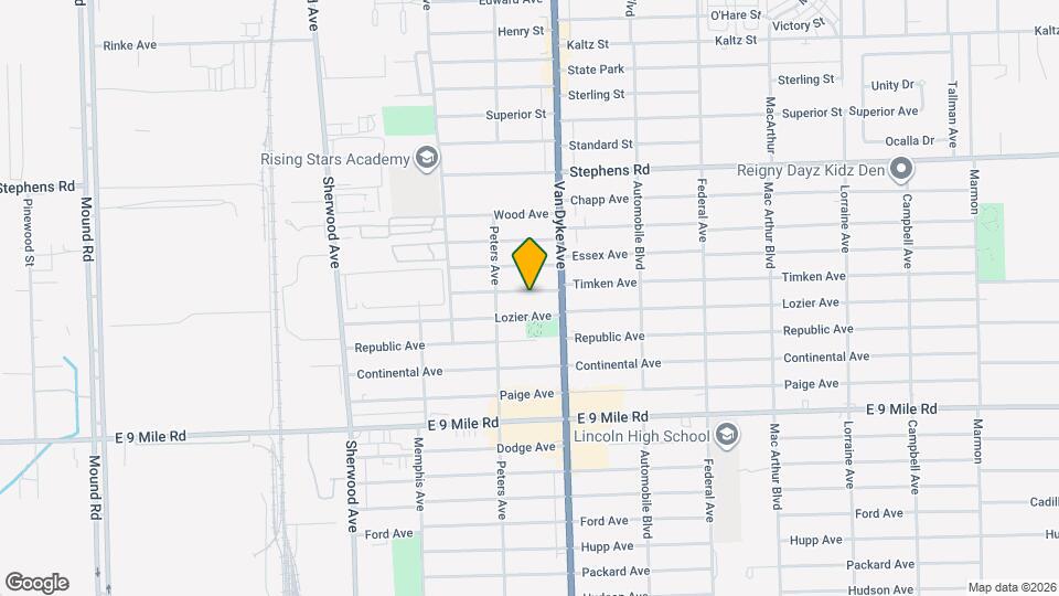 7574 Timken Ave Map and Location Details