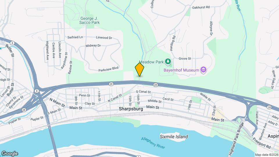 20 Kittanning Pike Map and Location Details