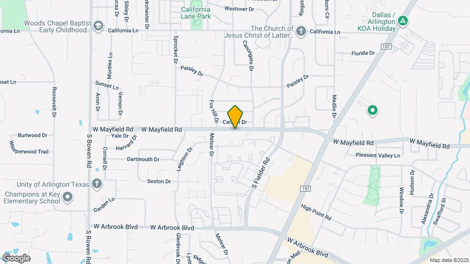 1716 W Mayfield Rd Map and Location Details