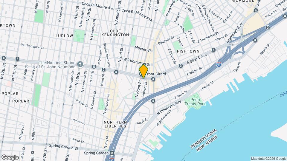 1154 N Lee St Mapa y Detalles de la Ubicación