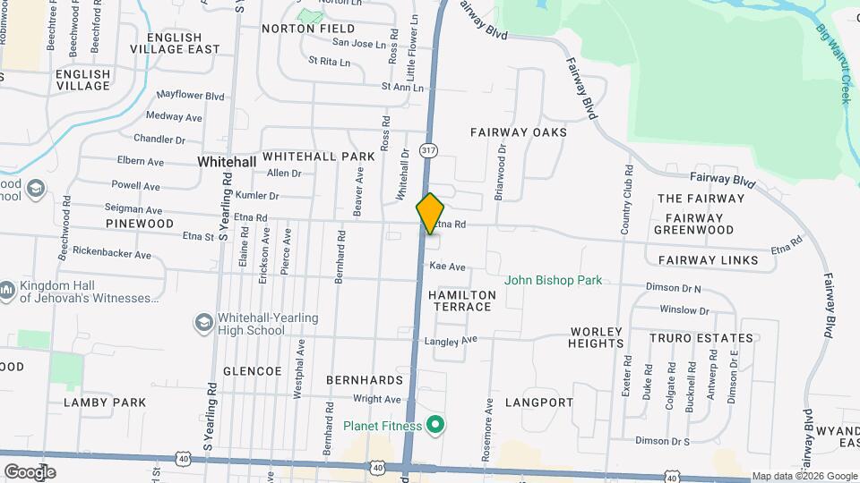 550 S Hamilton Rd Map and Location Details