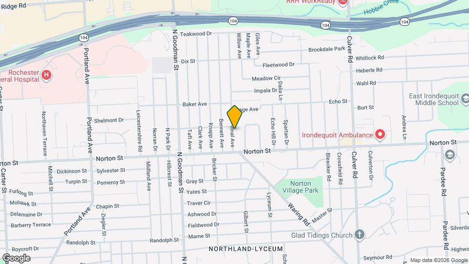 60 Vinal Ave Map and Location Details