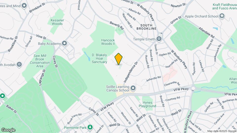 107 Sherman Rd Map and Location Details