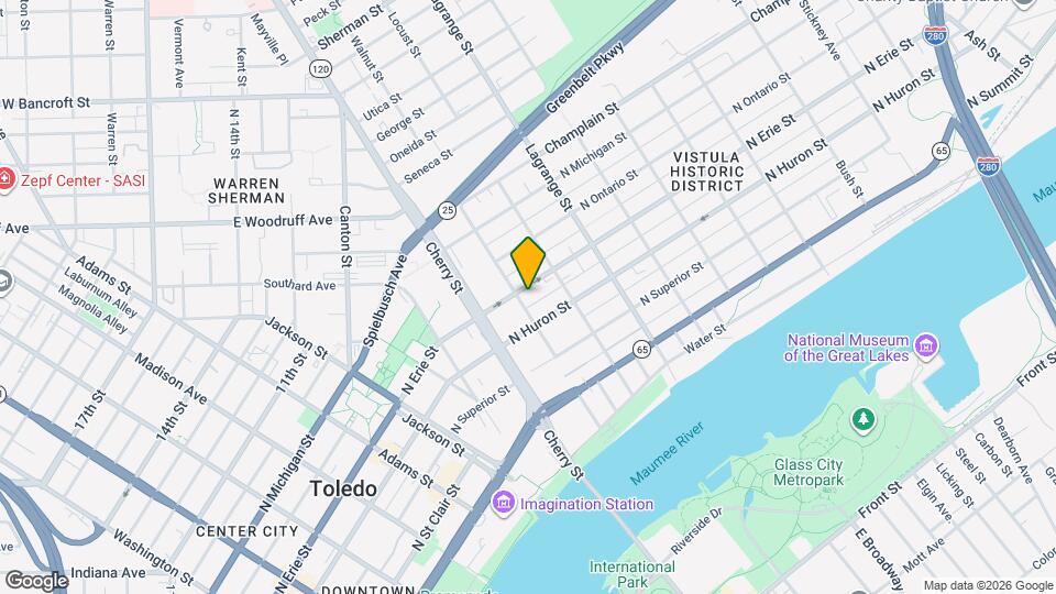 626 Walnut St Map and Location Details