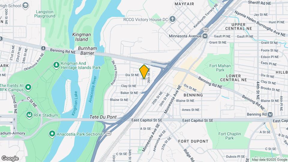 317 35th St NE Map and Location Details