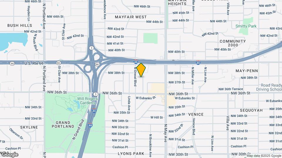 3809 N Hartford St Map and Location Details
