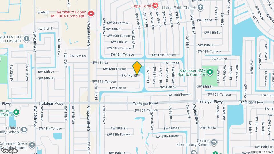 1142 SW 14th St Map and Location Details