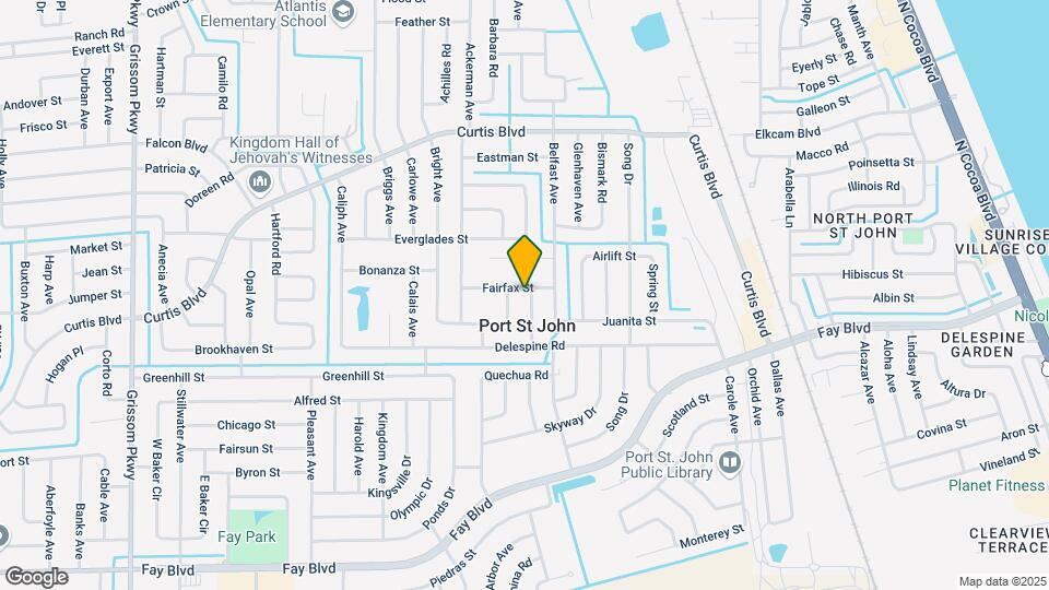 4245 Fairfax St Map and Location Details