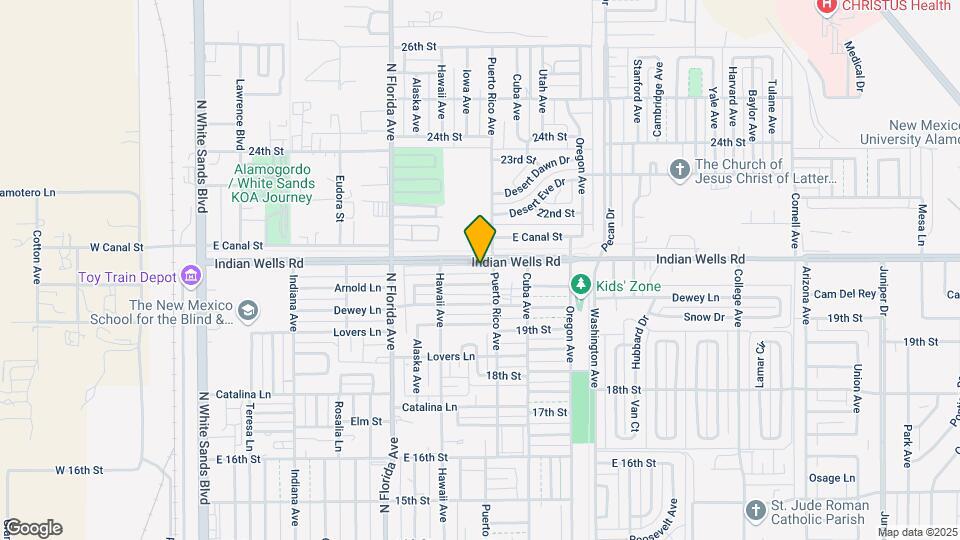 1104 Indian Wells Rd Map and Location Details