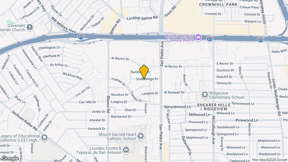 214 Southbridge Dr Map and Location Details