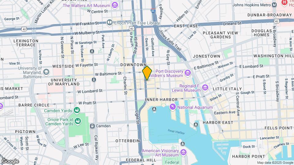 21 South Calvert Street Map and Location Details