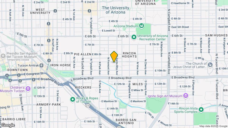 1132 E Florita St, Unit 3 Map and Location Details