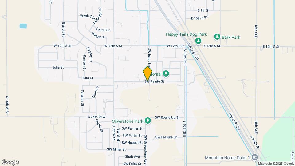 419 SW Paiute St Map and Location Details