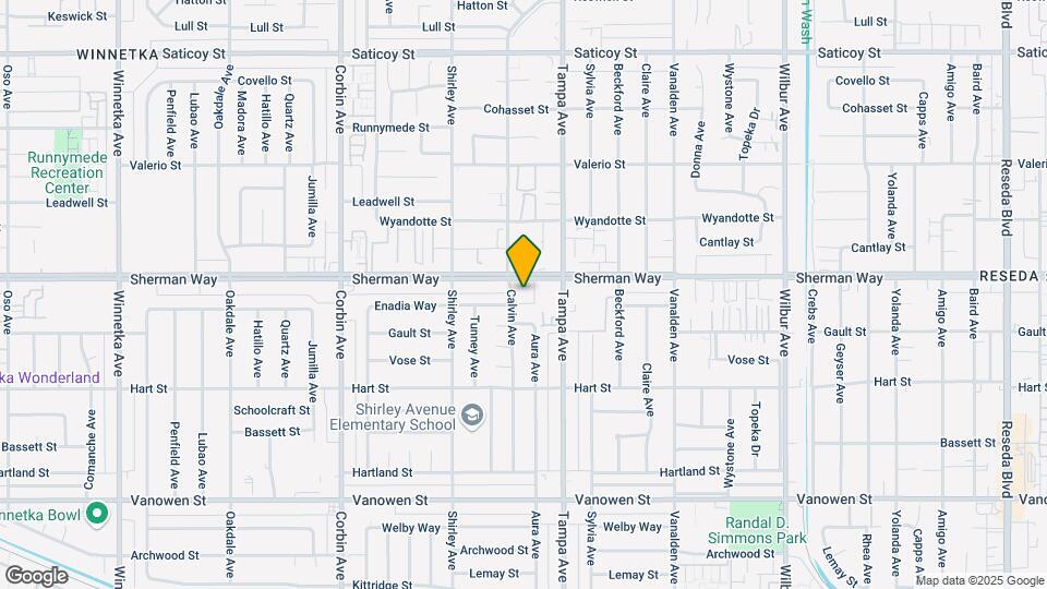 19350 Sherman Way, Unit 207 Map and Location Details