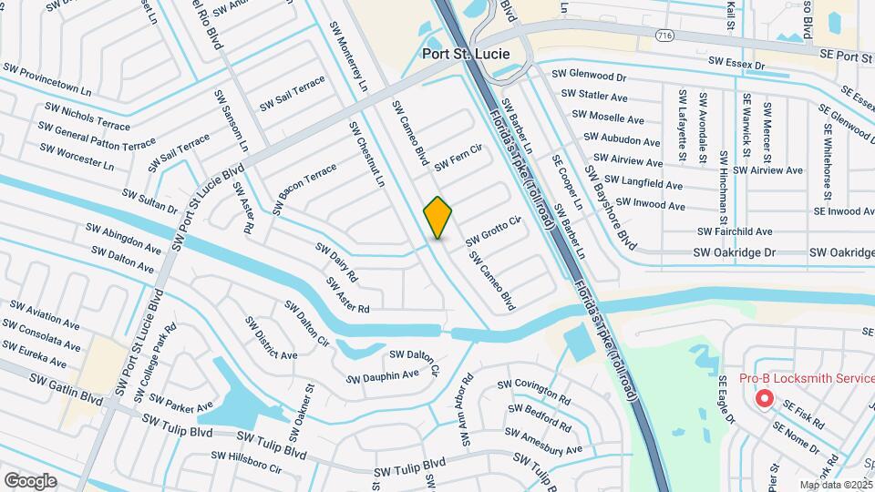 2574 SW Monterrey Ln Map and Location Details