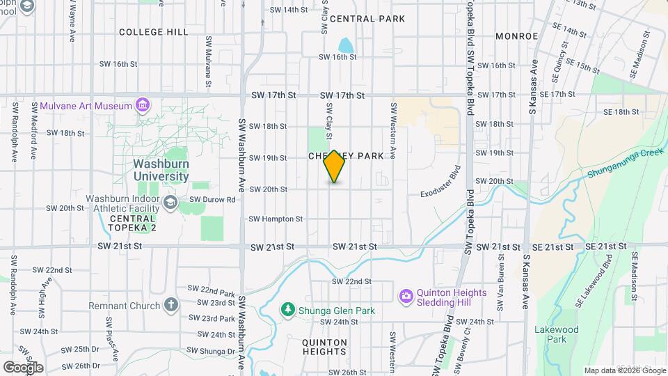 1936 SW Clay St Map and Location Details