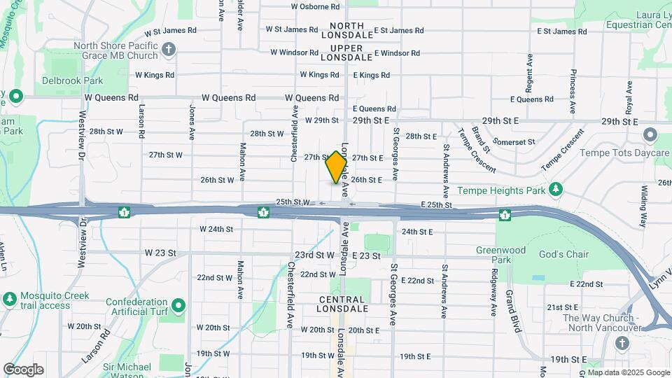 2545 Lonsdale Av Map and Location Details
