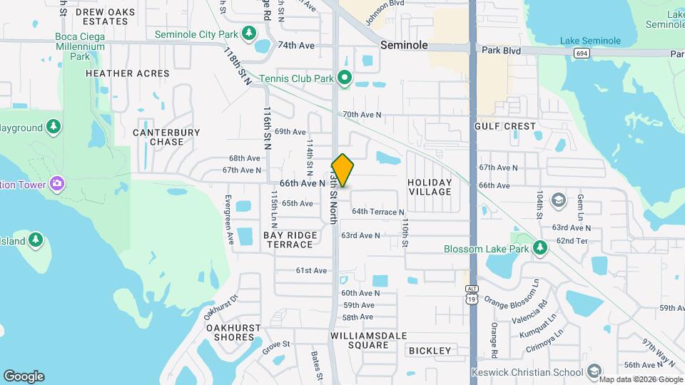 6515 113th St North, Unit B Map and Location Details