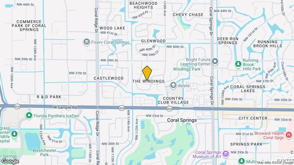 11171 NW 36th St Map and Location Details